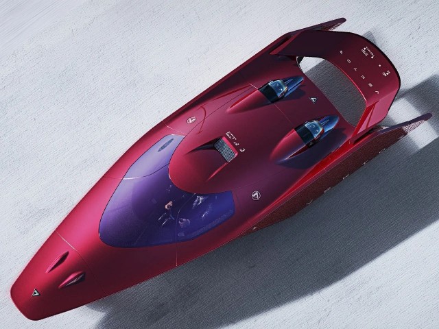 Представлен концепт футуристичного летающего авто VEKTOR с крыльями чайки и внешностью суперкара