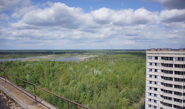 Состояние города Припять в 2014 году
