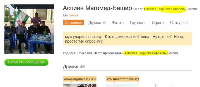 Привет от Магомеда