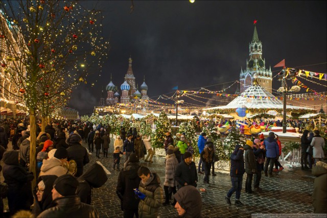 Как в Москве 2019 встретили