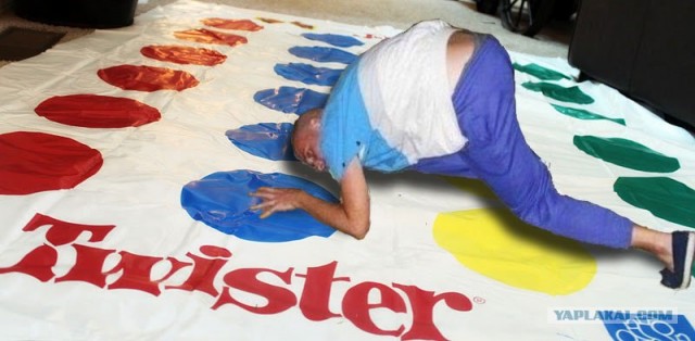 Фотожаба: ...как будто он не пьяный