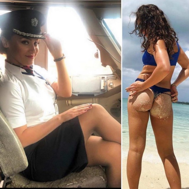 Девушки в форме и без нее