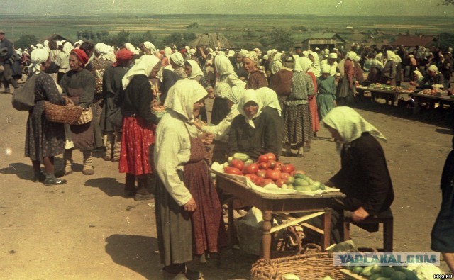 20 век в цвете. СССР 1951 г. Наша страна 70 лет назад