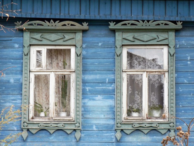 г.Семёнов. Наличники на окна (82 фото)