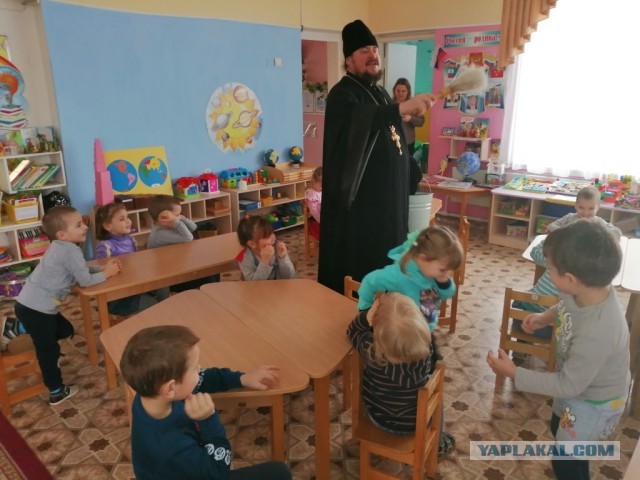 В детском садике №31 подмосковного города Королев провели "урок патриотизма".