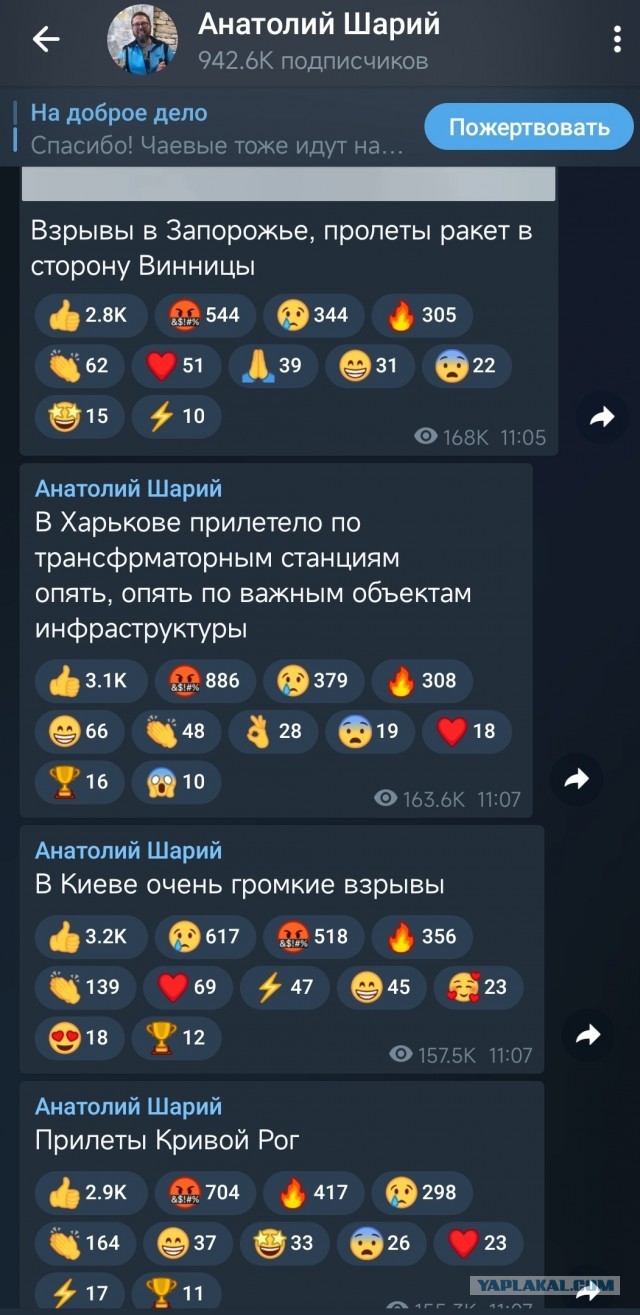 Воздушную тревогу объявили почти на всей территории Украины