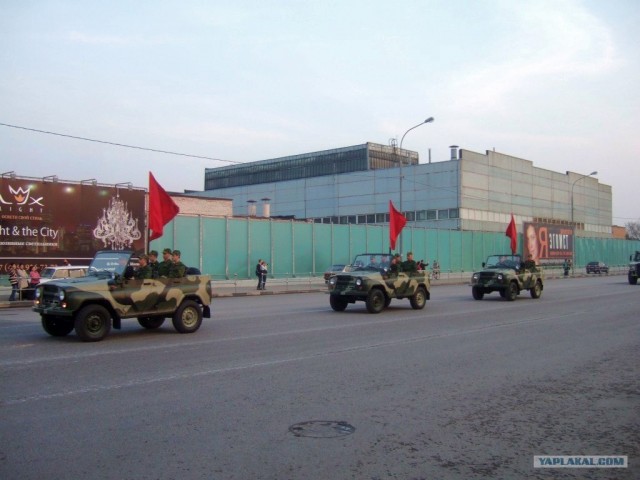 Танки в городе! Репетиция парада победы