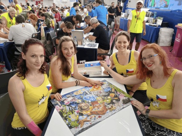 Чешки завоевали серебро на ЧМ по составлению пазлов