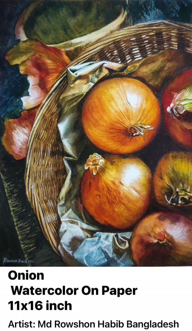 Немного лука и чеснока в живописи