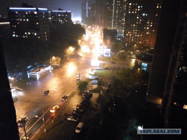 Гроза в Москве, 13.07.2016. Видео