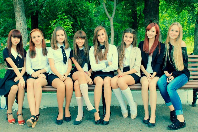 Выпускницы.