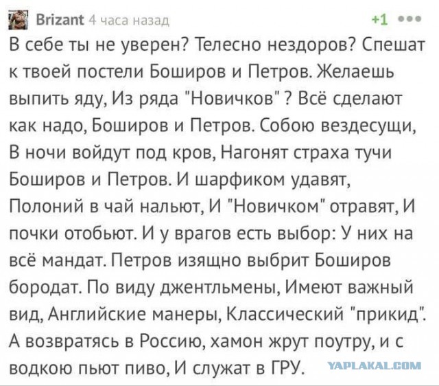 Путин впервые рассказал про Петрова и Боширова