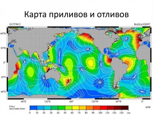 Таймлапсы приливов⁠⁠ с камер видеонаблюдения