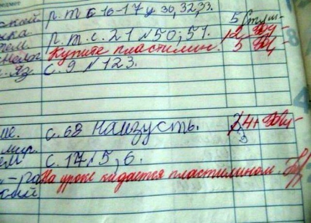 Вот бы все записи в дневниках были такими полезными