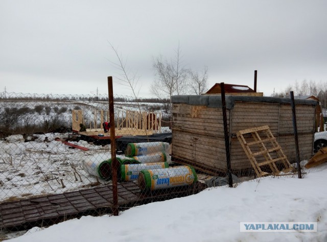 Как строили каркасный дом за 8 дней
