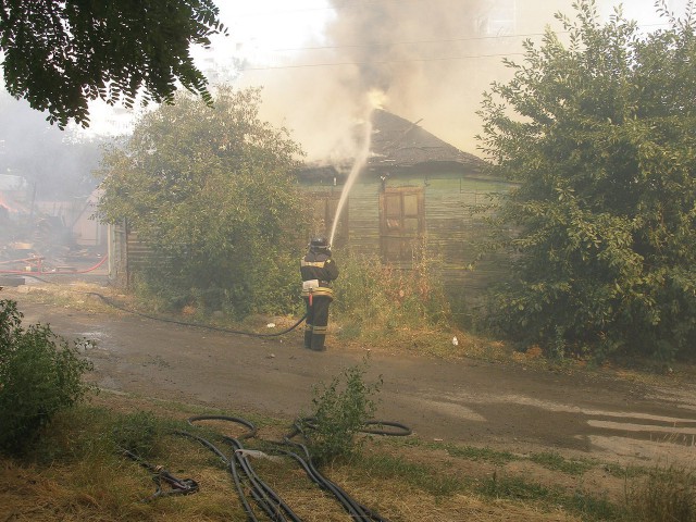 В Ростове пожар