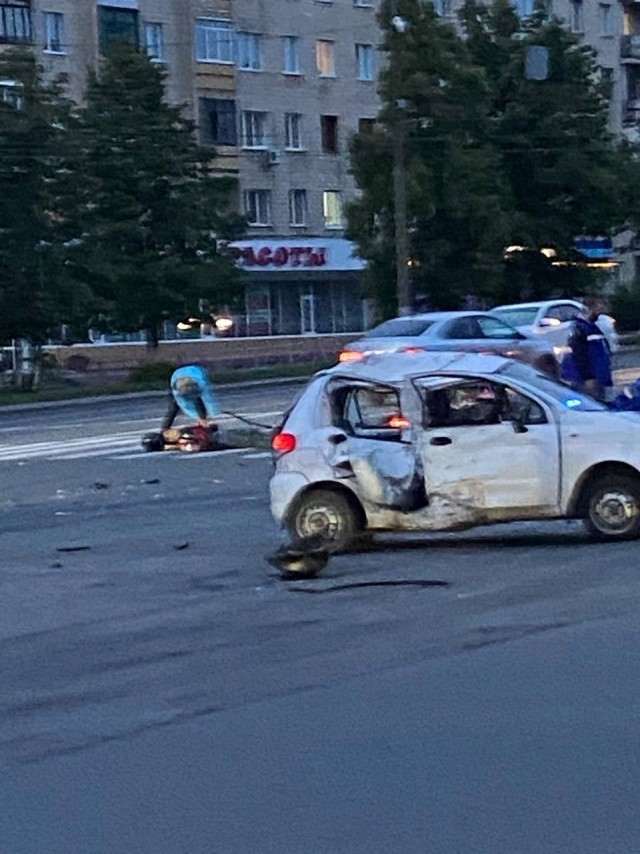 В Кемерово произошло страшное ДТП с участием двух мотоциклистов