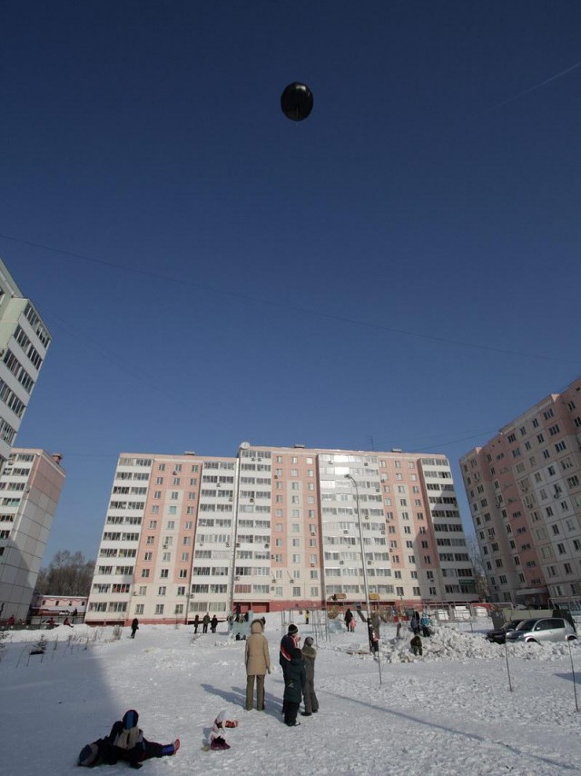 Воздушный шар-монгольфьер на солнечной тяге