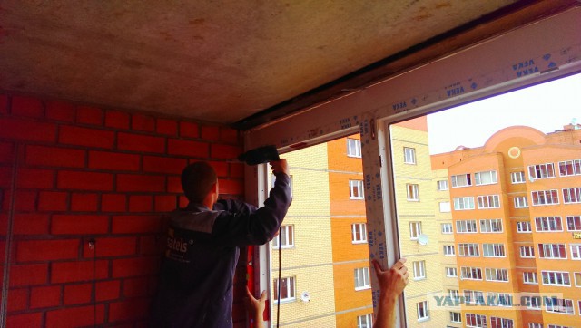 Мой способ установки окон