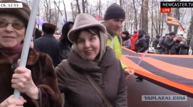 Активисты Антимайдан напали на оппозицию в Москве