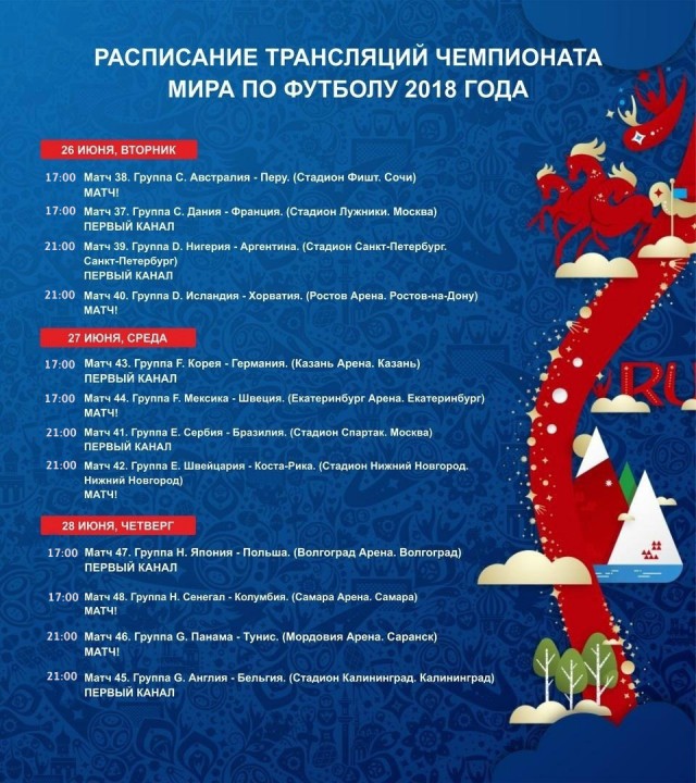 Чемпионат Мира по футболу.Россия 2018.