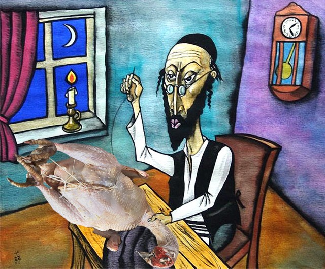 Фазан с начинкой