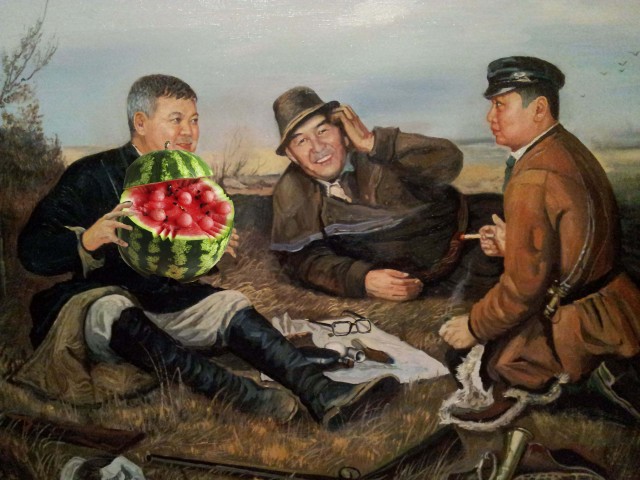Фотожаба: Три соседа на привале