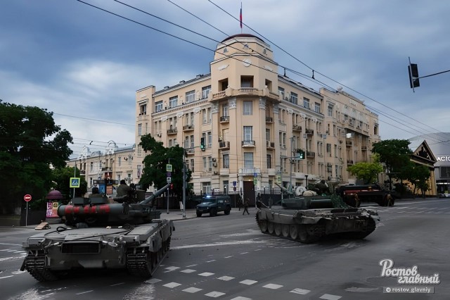 Евгений Пригожин в штабе ЮВО в Ростове