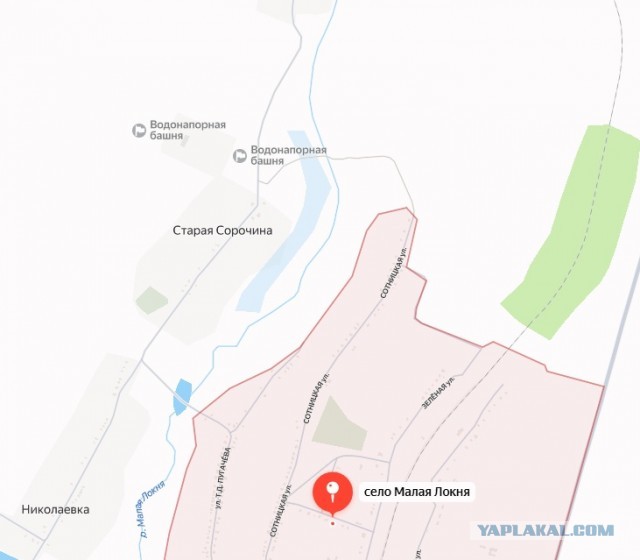 Флаг над Малой Локней