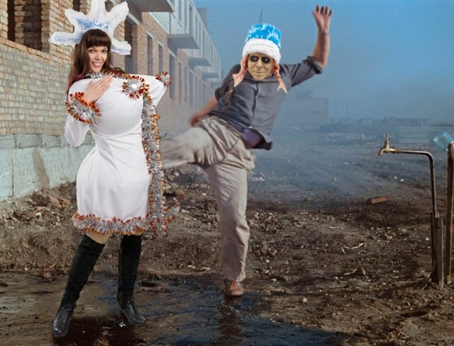 Фотожаба : "Новогодняя".