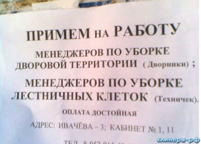 Объявления, анонсы из сети.