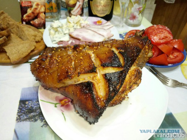 Рулька по-японски