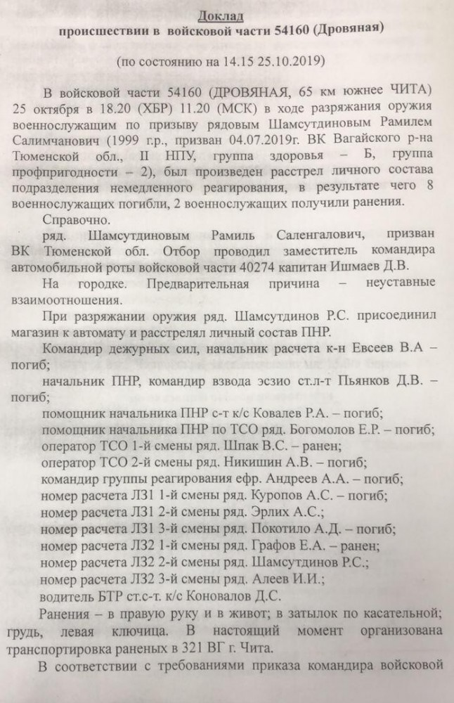 Виноваты Командиры