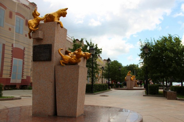 Сквер сибирских кошек