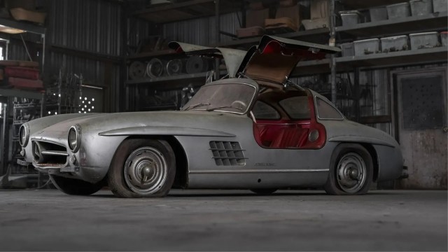 Старый Mercedes, забытый в сарае на полвека, оценили в 6 миллионов долларов