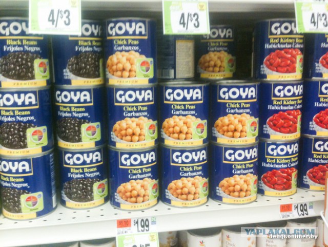 Сколько в США стоят продукты, одежда и др товары