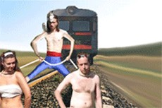 Фотожаба: Канатоходец