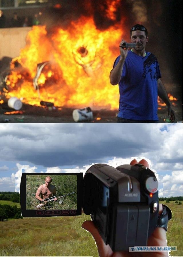 Фотожаба: Что же его так заинтересовало?