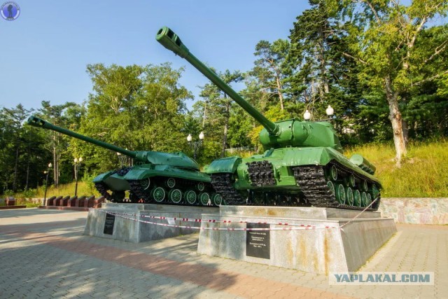 Редчайший танк ИС-2М с ломанным носом: заброшенная на Сахалине рота танковых огневых точек ИС-2 "Стародубское"