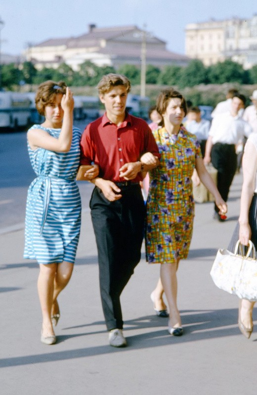 СССР через объектив американского туриста - Москва. Люди