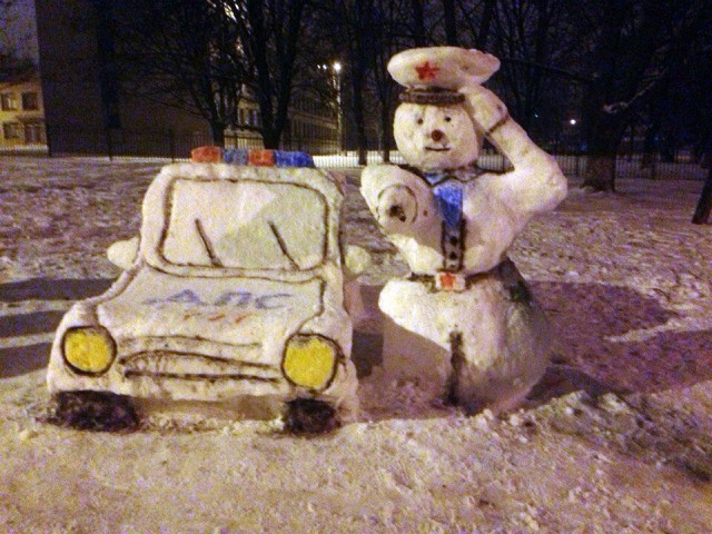 Немного снеговиков Вам !