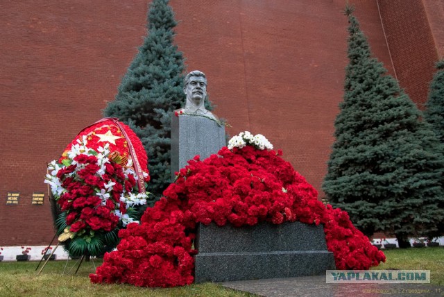 Энтео задержали за хулиганство на могиле Сталина. Мужчина бросил на могилу цветы и выкрикивал лозунги.