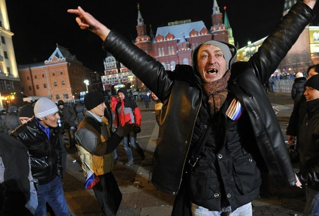 Слезы Путина. Победа на выборах 2012