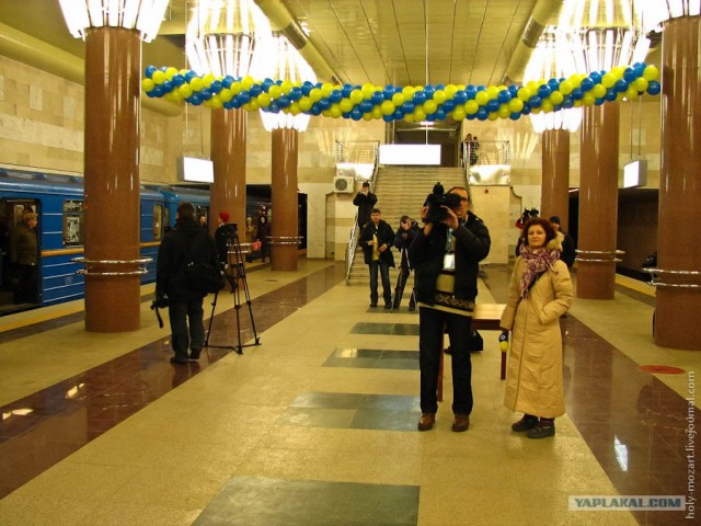 Открытие станций метро в Киеве