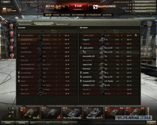 Wargaming 12, WoT сотоварищи