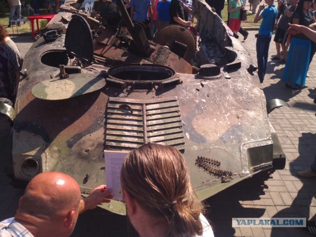 Марш пленных в Донецке 24.08.2014