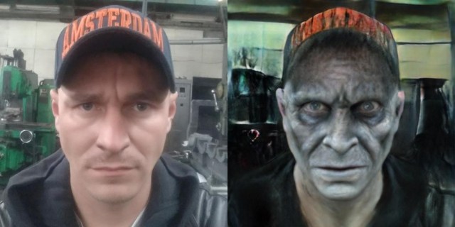Make Me A Zombie! Нейросеть превратит Вас в зомби