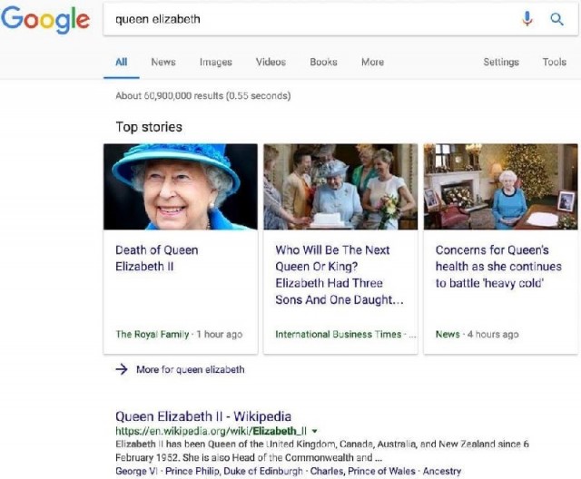 Елизавета II скончалась - тайные сообщения о смерти королевы
