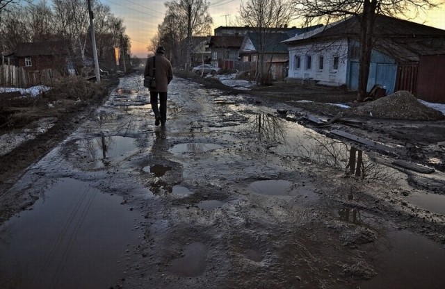 Весной в русской глубинке
