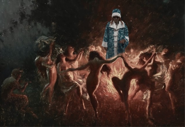 Фотожаба : "Новогодняя".